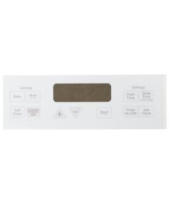 GE PLATE CLOCK (WH) - WB07X20144