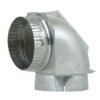 WHIRLPOOL 4" DIA. DRYER CLOSE ALUMINUM VENT ELBOW - 4396006RW