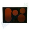 GE MAINTOP GLASS ASSEMBLY (BK) - WB62T10700