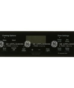 GE FACEPLATE GRAPHICS (BK) - WB07X26647