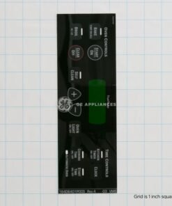 GE FACEPLATE GRAPHICS - WB27T10675