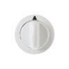 GE TIMER KNOB ASSEMBLY, WHITE - WE01X20374