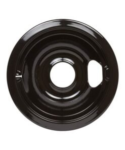 GE STOVE RANGE STOVE COOK TOP 6" DRIP BOWL BLACK REAR BUBBLE - WB31M20