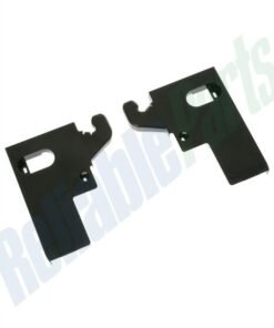 GE REFRIGERATOR HINGE ENDCAP ASSEMBLY BK (2PK) - WR17X20165