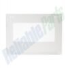 GE DOOR GLASS AND TRIM WH - WB57T10381