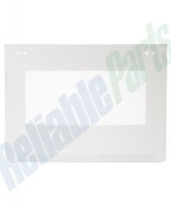 GE DOOR GLASS AND TRIM WH - WB57T10381