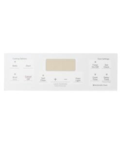 GE RANGE CONTROL PANEL - WHITE - WB07X25206
