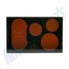 GE MAINTOP GLASS ASSEMBLY (BK) - WB62T10528