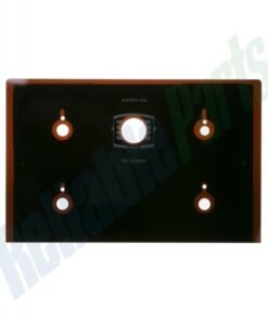 GE GLASS MAINTOP ASSEMBLY, BLACK - WB62T10543
