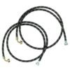 6' 90 DEG. GOOSENECK NYLON BRAID WASHER FILL HOSE KIT - 2 PACK - BY WHIRLPOOL - 8212638RC