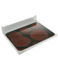 GE RANGETOP GLASS ASSEMBLY, WHITE - WB62X25973