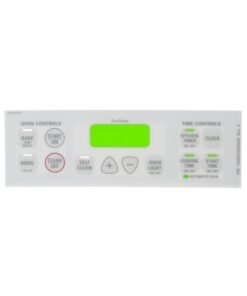 GE FACEPLATE GRAPHICS ASSEMBLY - WB27T10515