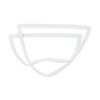 GE REFRIGERATOR GASKET FZ DOOR WHITE OS1 - WR24X10087