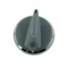 GE WASHER DRYER GRAY KNOB AND CLIP ASSEMBLY - WH01X10462