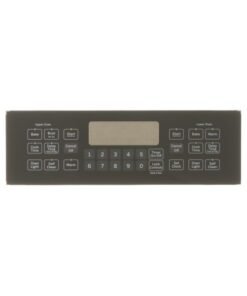 GE RANGE CONTROL PANEL - BLACK - WB07X21006