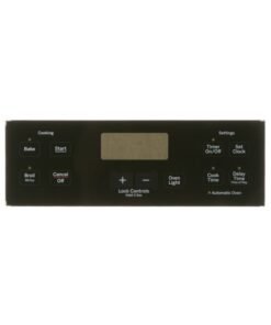GE APPLIANCES RANGE CONTROL PANEL - BLACK - WB07X20198