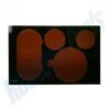 GE MAINTOP GLASS ASSEMBLY, BLACK - WB62T10694