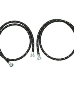 5' NYLON BRAIDED WASHER FILL HOSE KIT - 2 PACK - BY WHIRLPOOL - 8212487RC