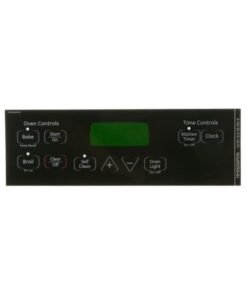 GE FACEPLATE GRAPHICS (BK) - WB27T11013