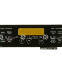 GE FACEPLATE GRAPHICS ASSEMBLY - WB27T10587