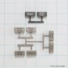 GE APPLIANCES P2 BUTTON ASM KIT - SS - WD35X21800