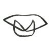 GE DOOR GASKET, BLACK - WR24X10080