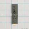 GE REFRIGERATOR BADGE MONOGRAM SMALL NO - WR04X24243