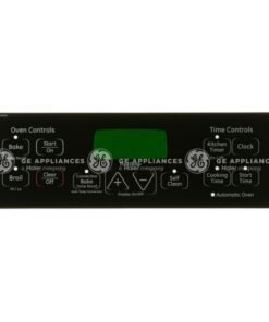 GE FACEPLATE GRAPHIC(BK/SS) - WB27T11179