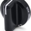FRIGIDAIRE RANGE TOP VALVE BURNER KNOB, BLACK - 316564511