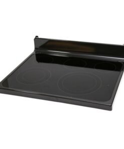 GE GLASS MAINTOP ASSEMBLY, BLACK - WB62X25972