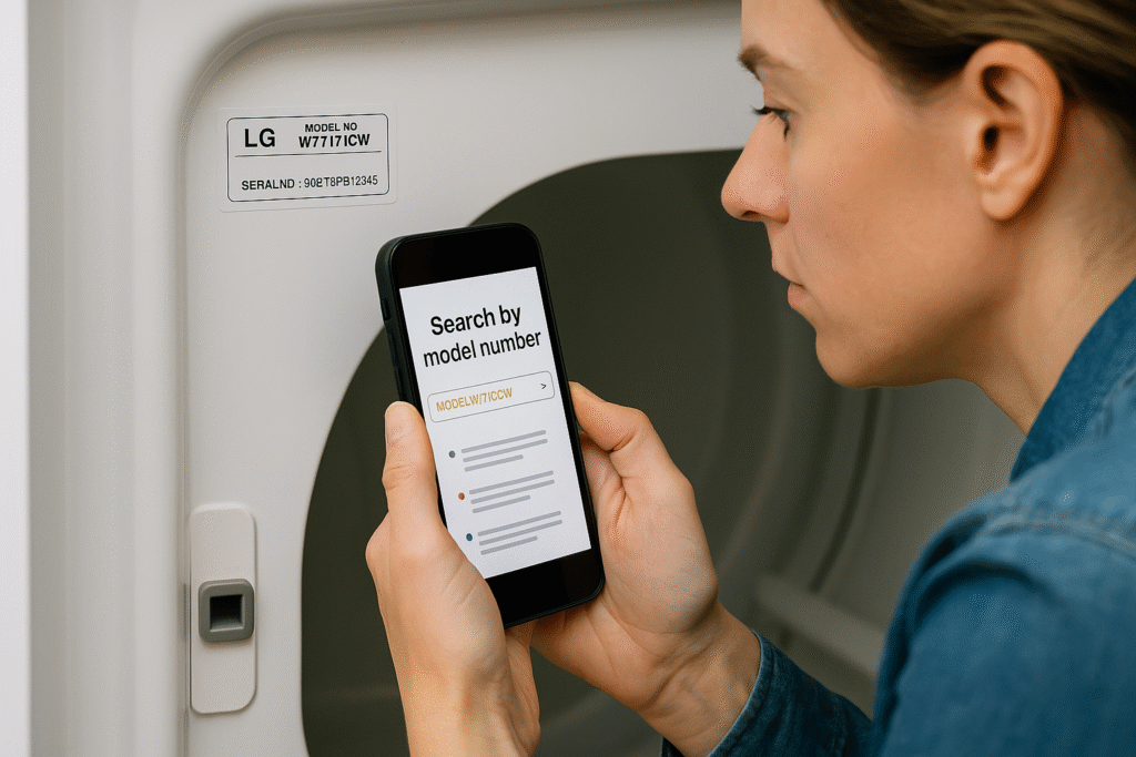 how to find model number